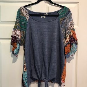 Tie Front Boho Styled Top